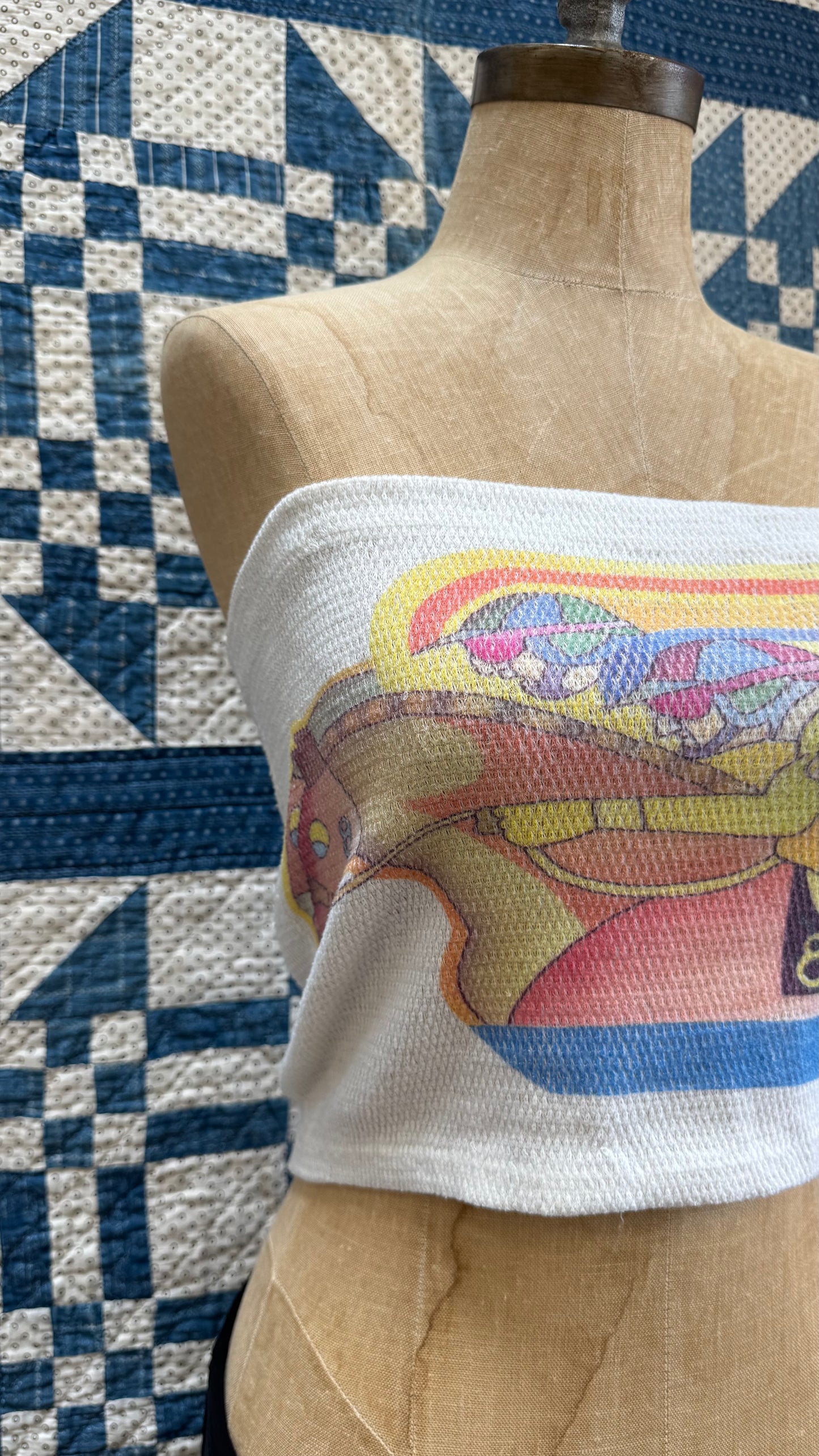 1970's Horse Racing Tube Top