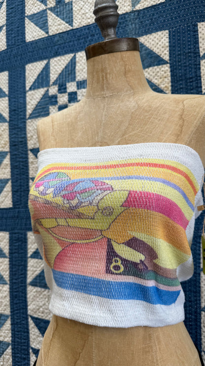 1970's Horse Racing Tube Top