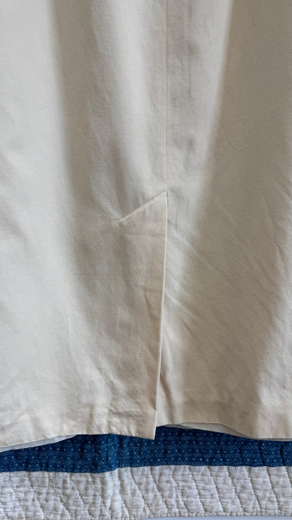 1980's Cream Midi Skirt