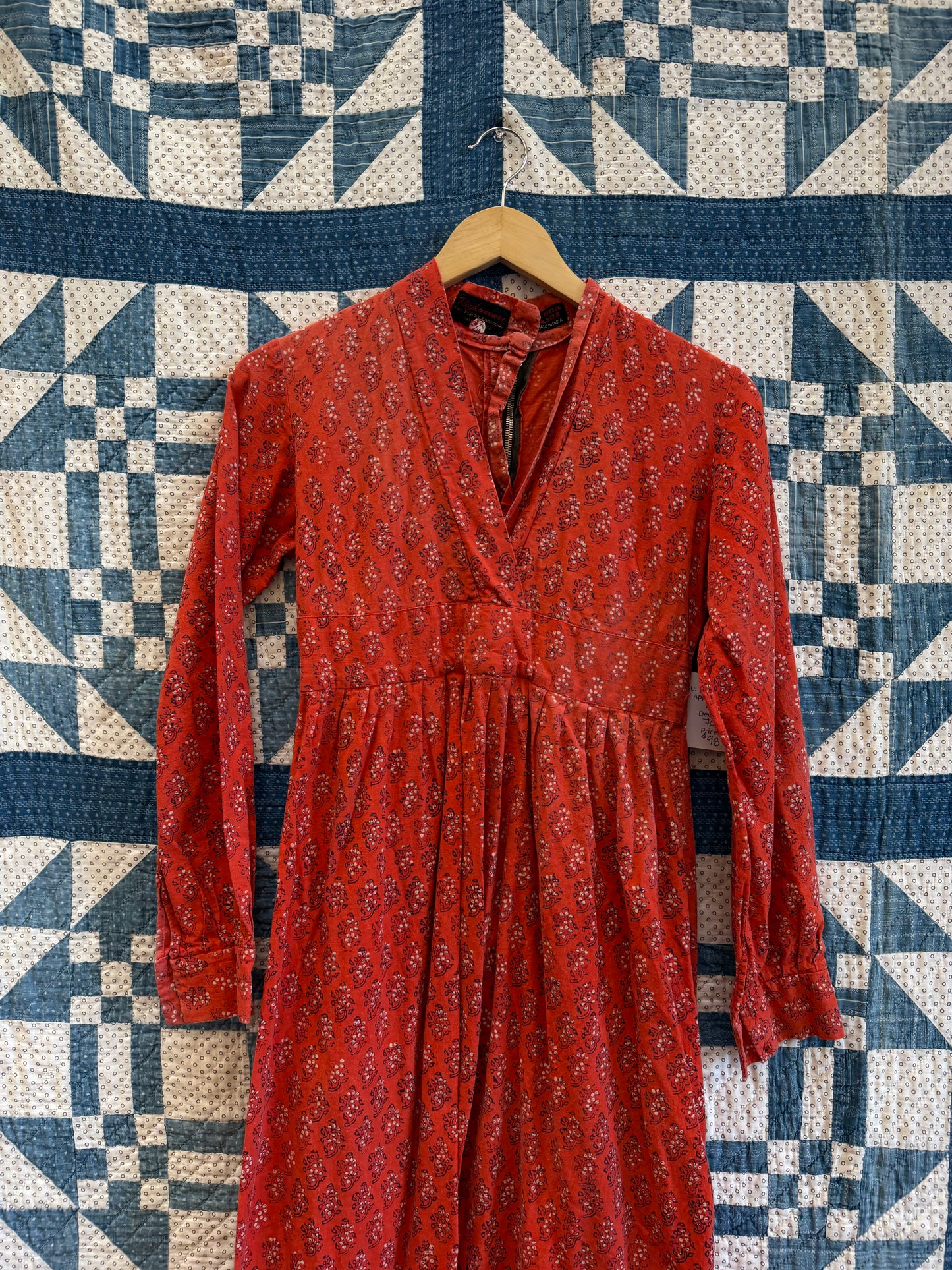 Floral Block Print Indian Dress