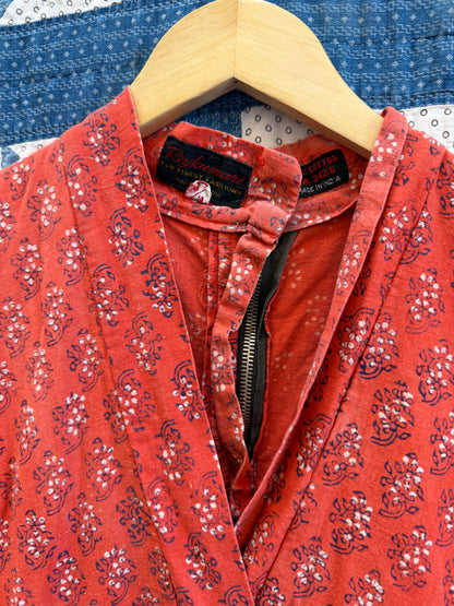 Floral Block Print Indian Dress