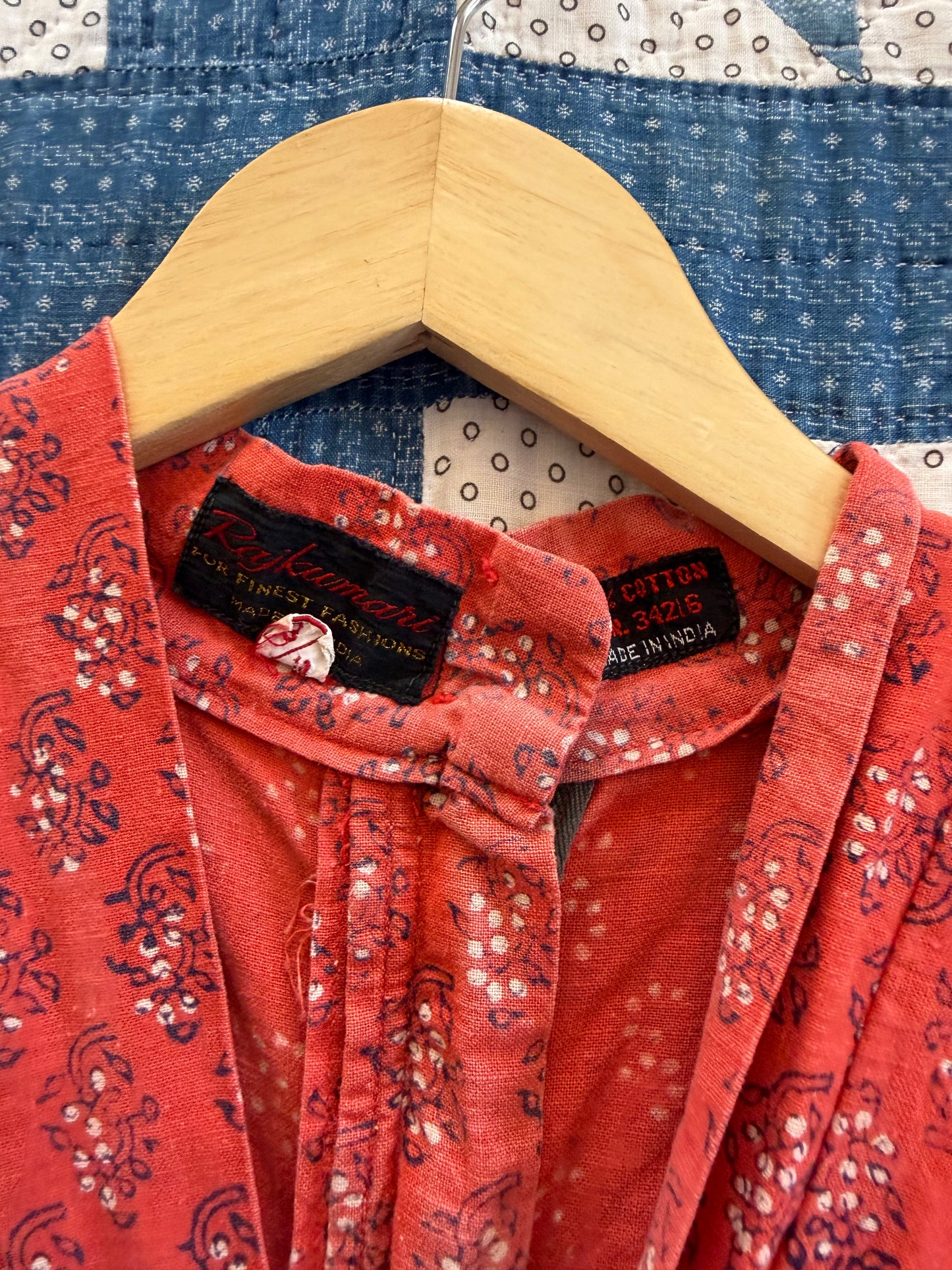 Floral Block Print Indian Dress