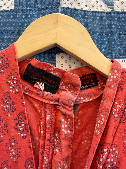 Floral Block Print Indian Dress