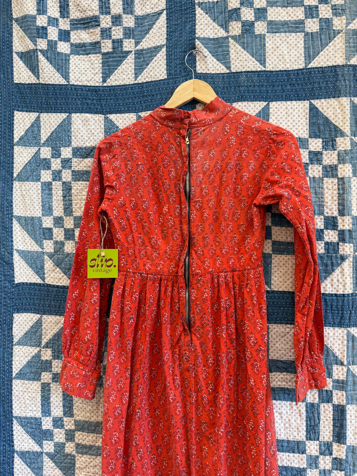 Floral Block Print Indian Dress