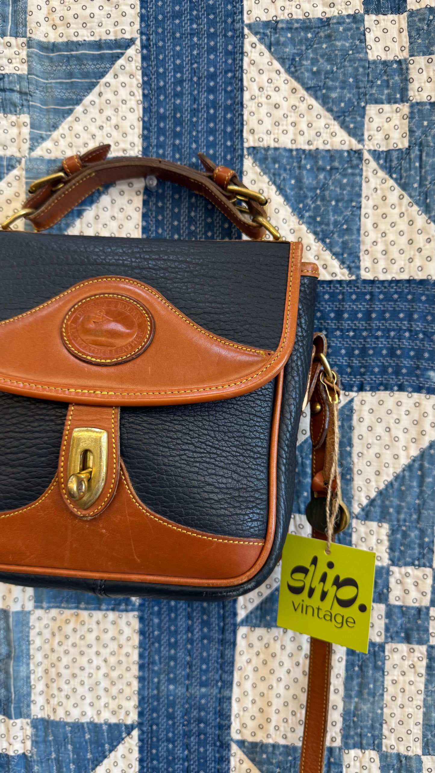 Dooney and Burke Square Carrier Purse