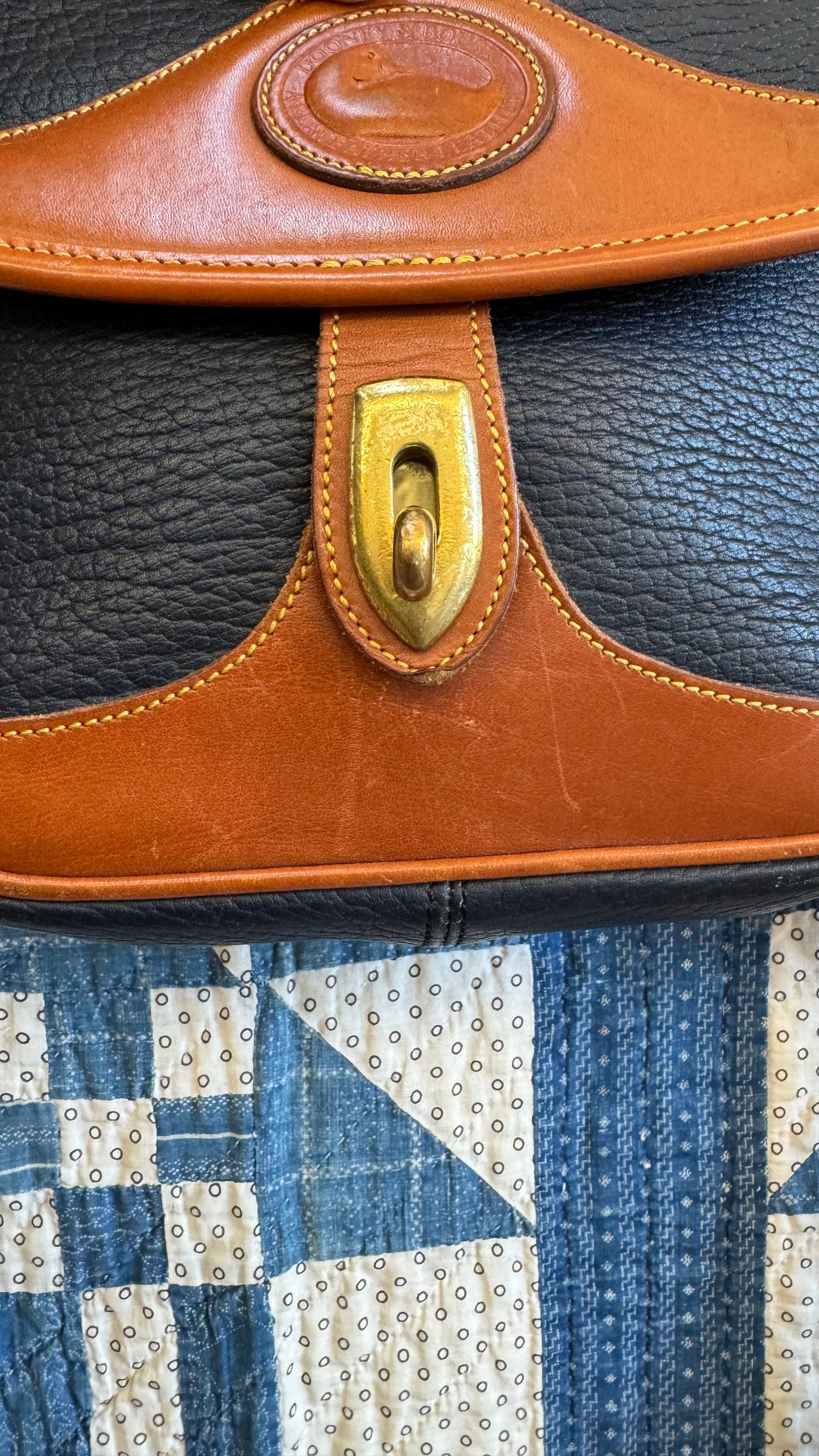 Dooney and Burke Square Carrier Purse