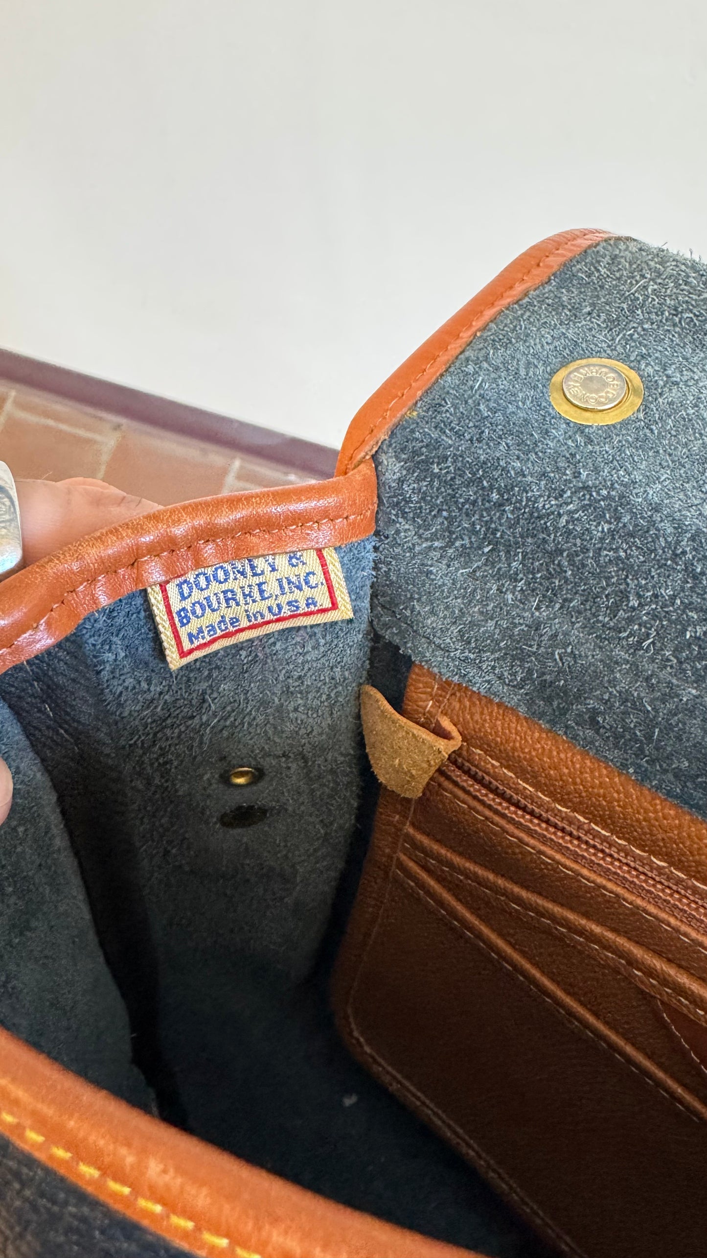 Dooney and Burke Square Carrier Purse