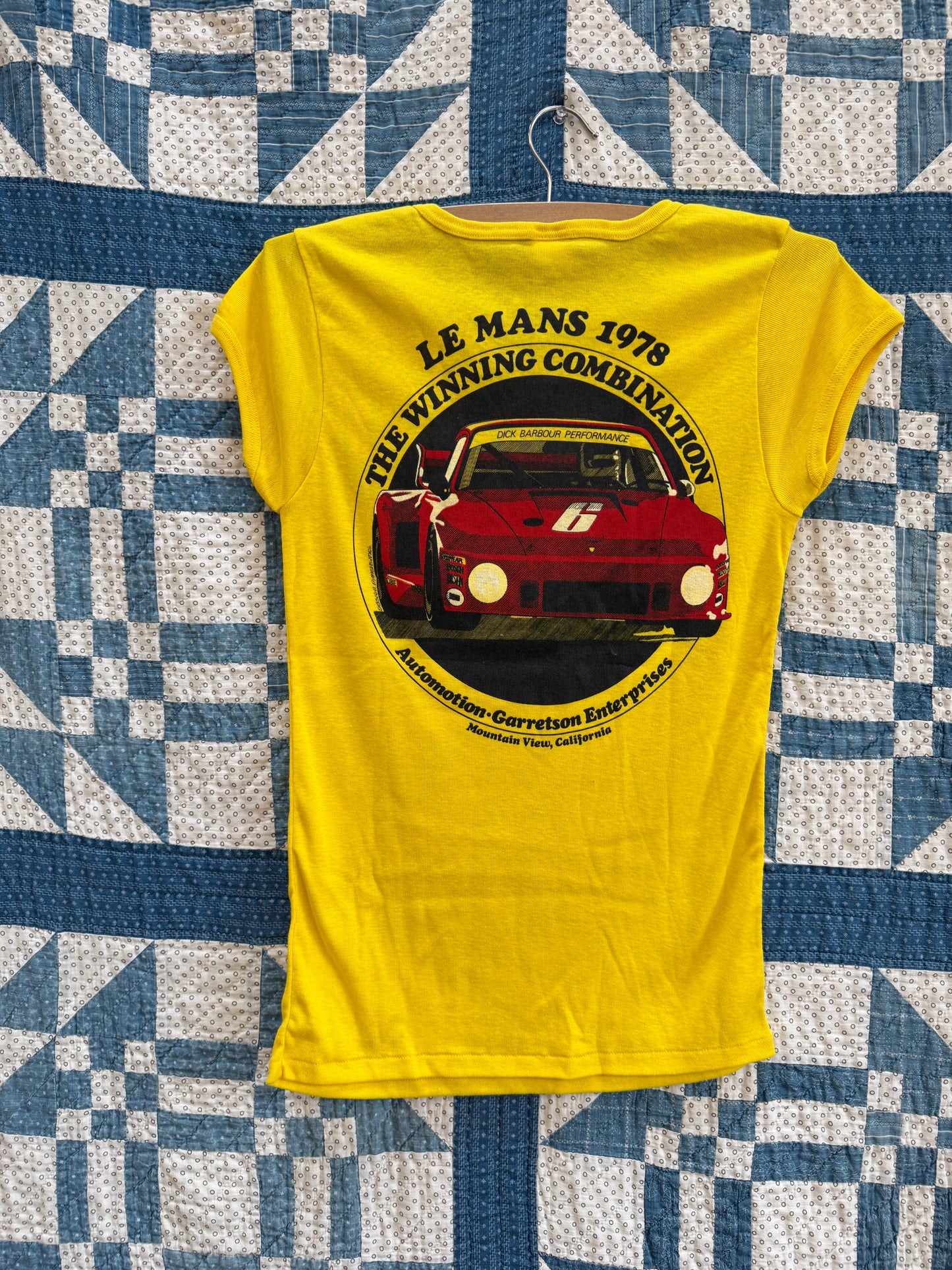 1978 Le Mans Porsche Performance Dick Barbour Baby Doll T-shirt