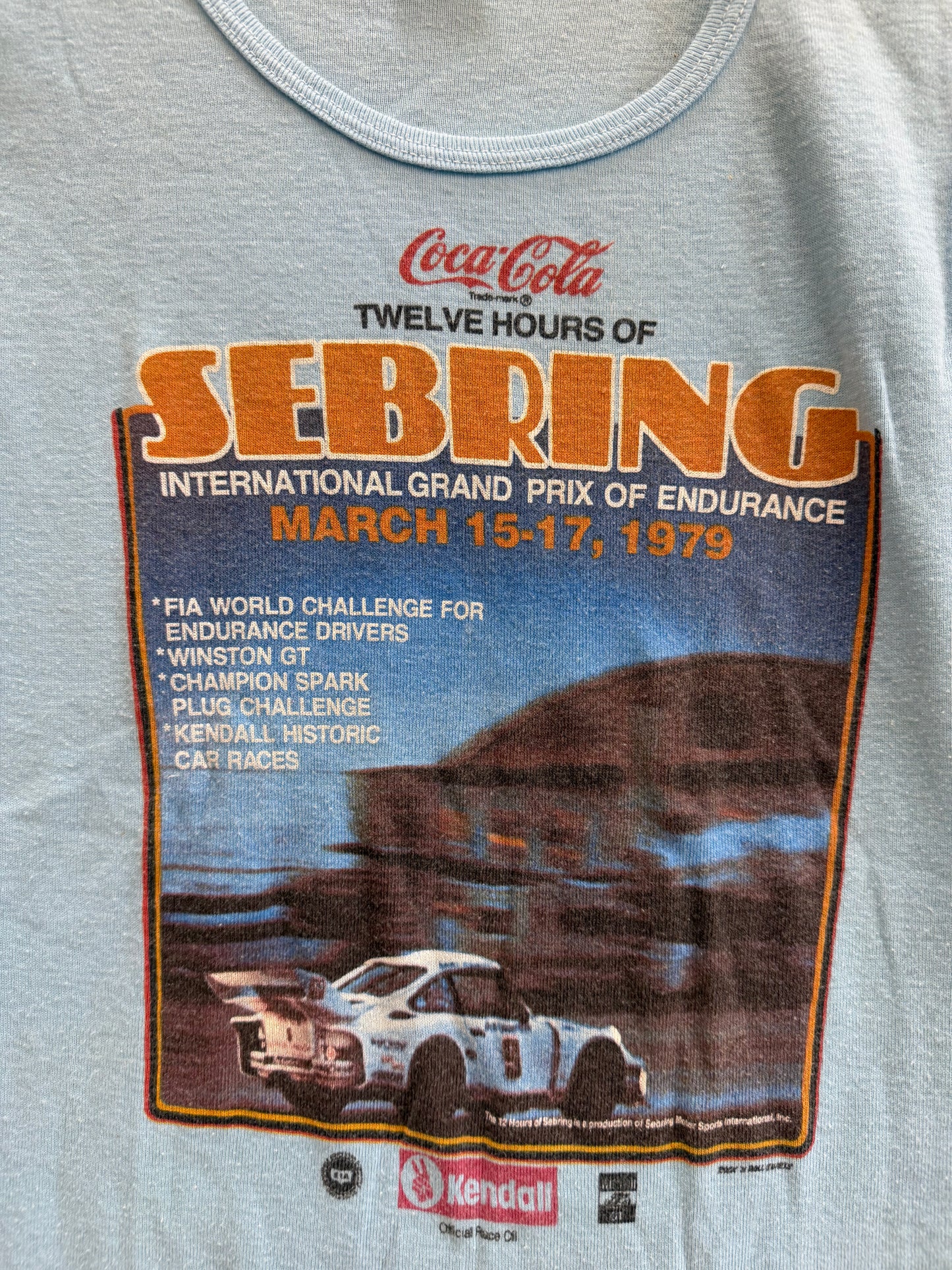 1979's Twelve Hours of Sebring Dick Barbour Baby Doll T-shirt