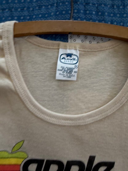 1980's Apple Turbo Dick Barbour Racing Baby Doll T-shirt