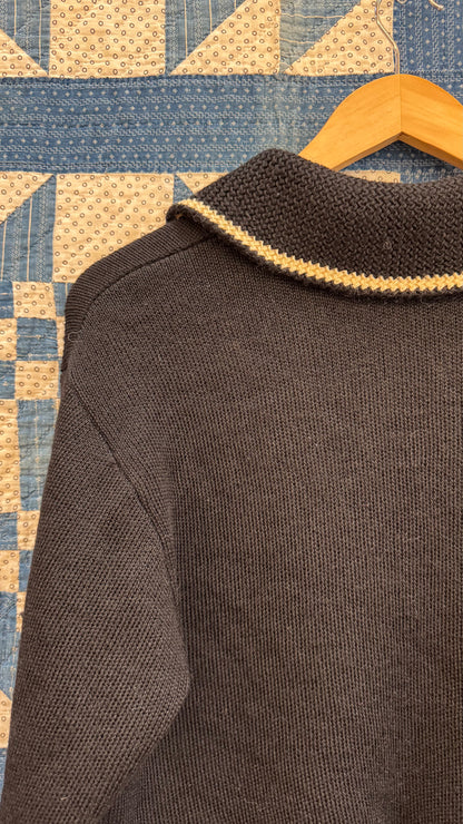 1960's Black and White Cardigan