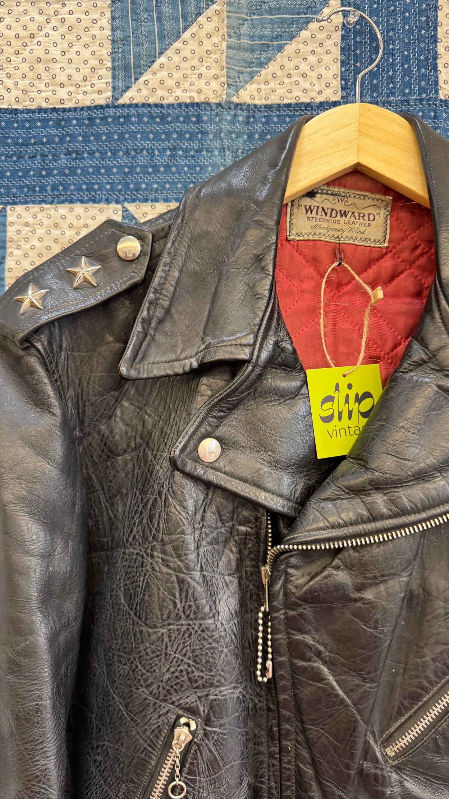 1950's Leather Motorcycle Jacket