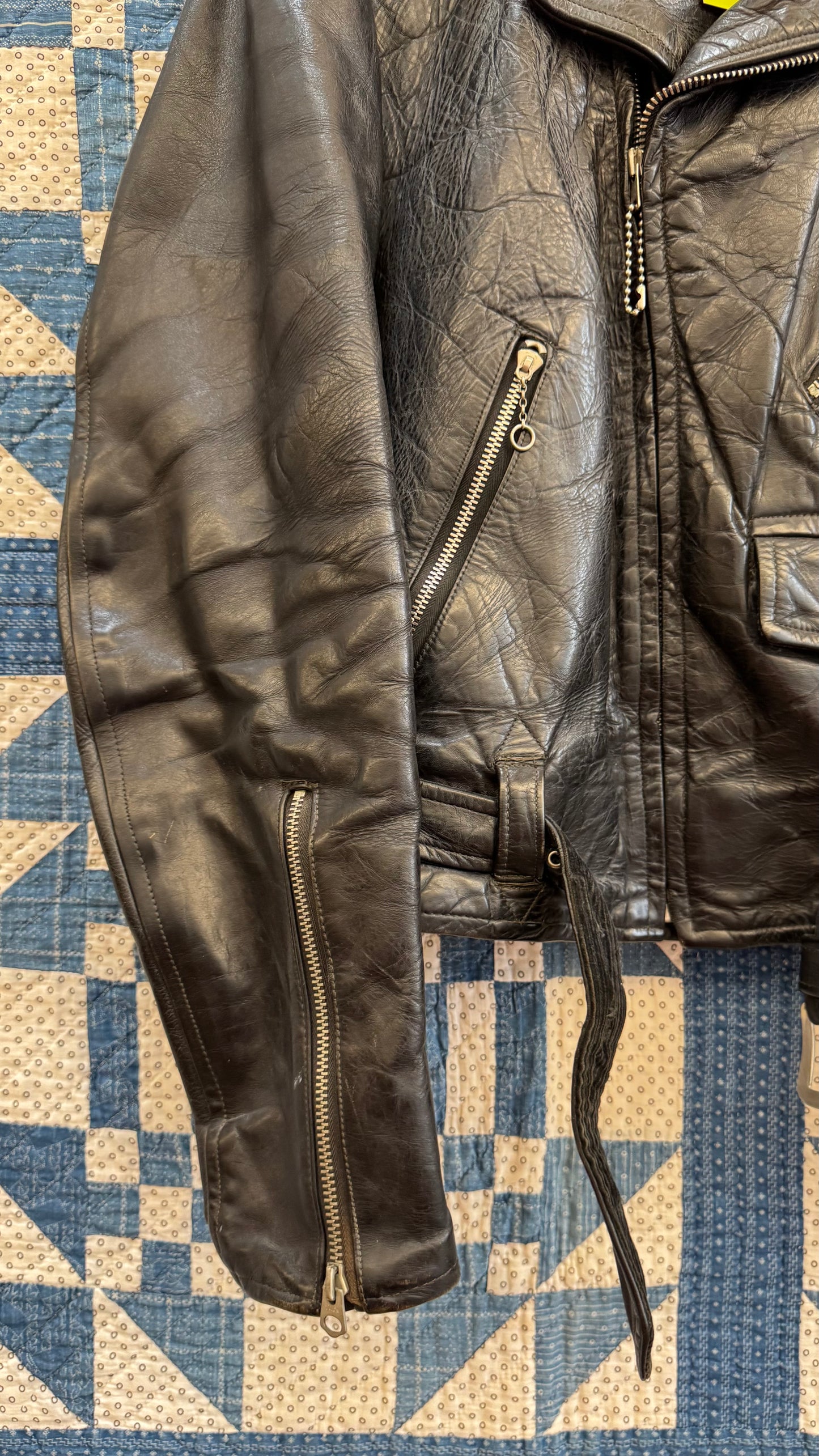 1950's Leather Motorcycle Jacket