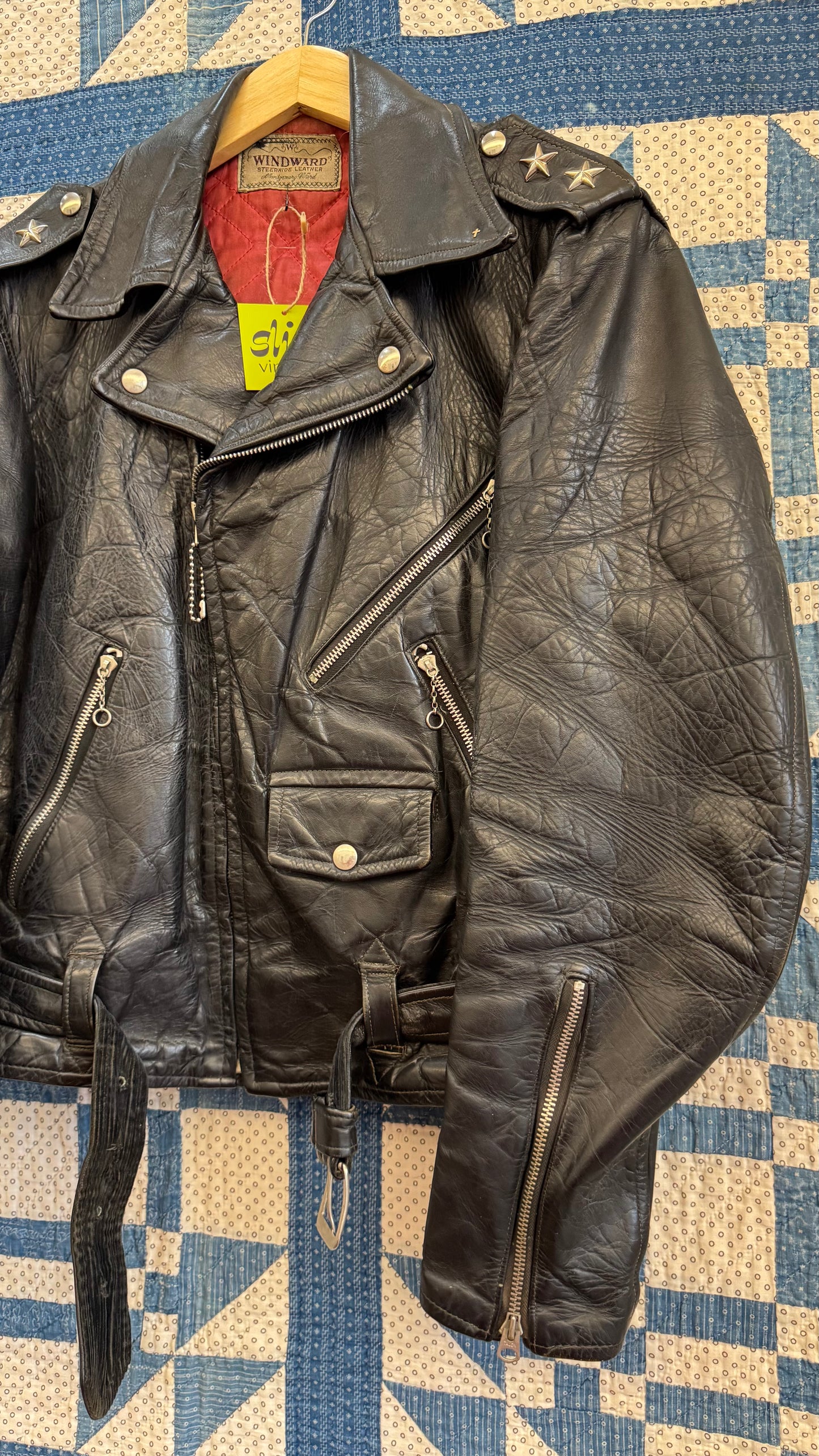 1950's Leather Motorcycle Jacket