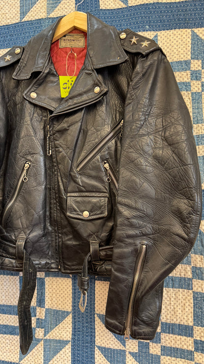 1950's Leather Motorcycle Jacket