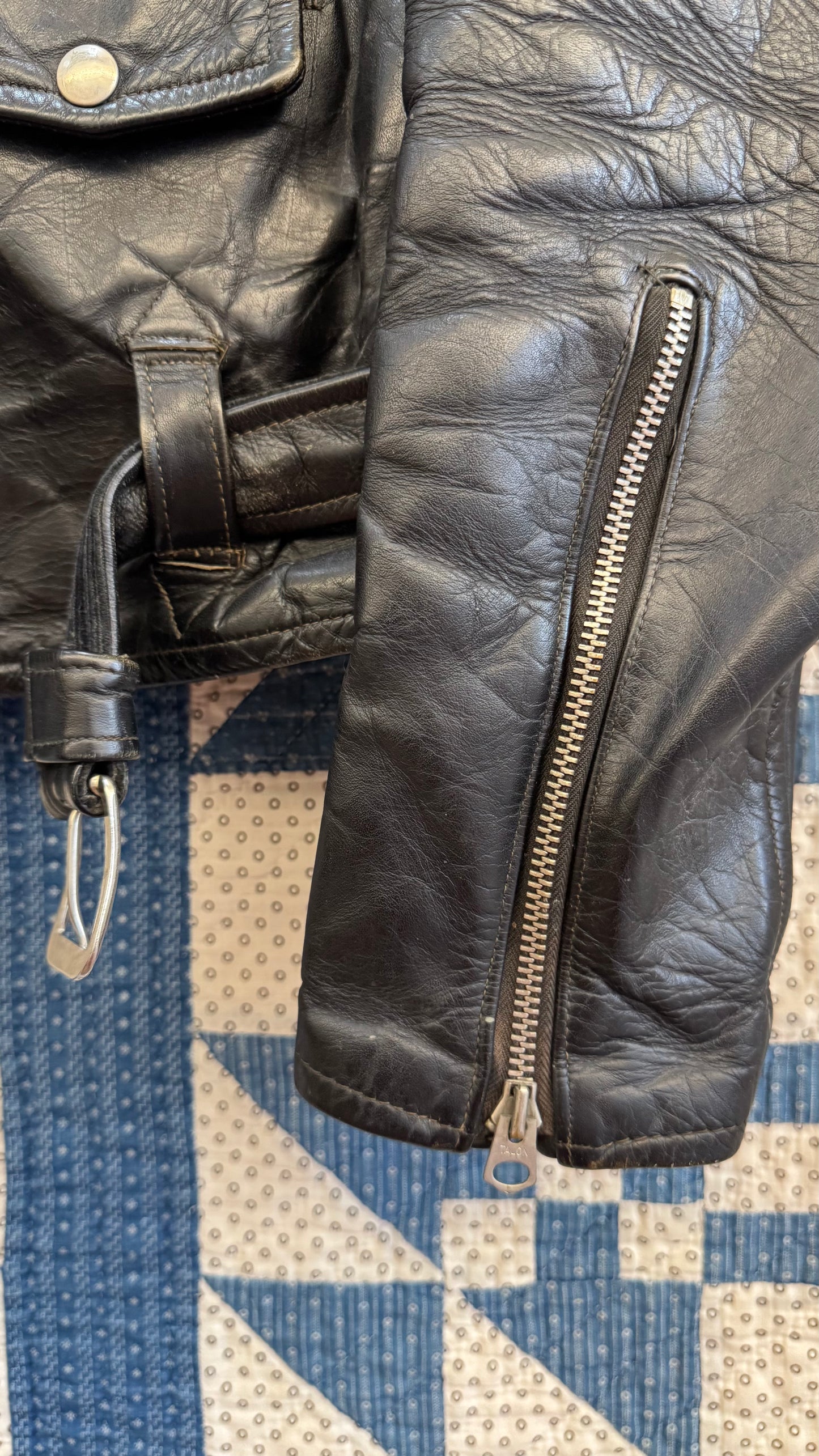 1950's Leather Motorcycle Jacket