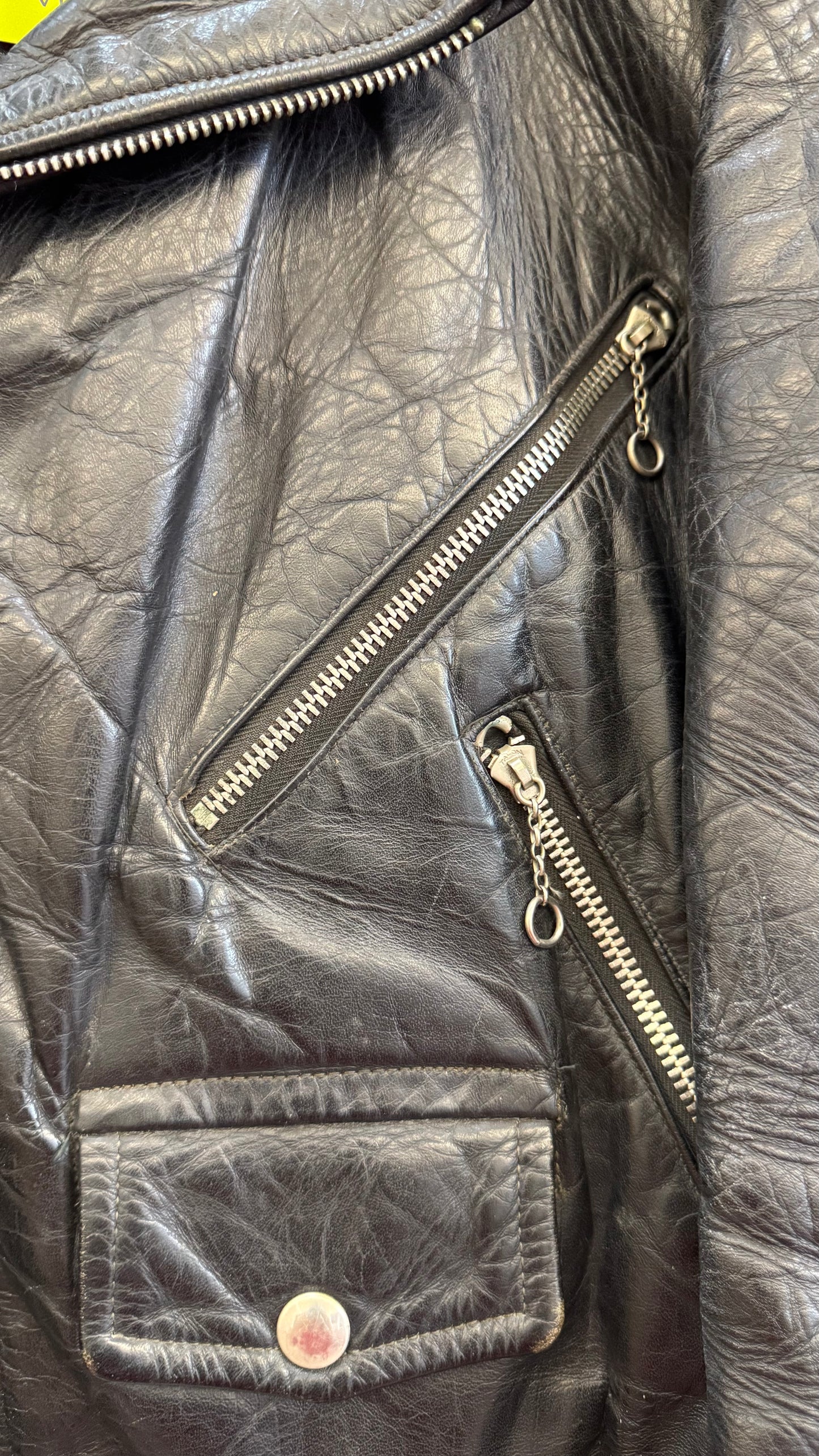 1950's Leather Motorcycle Jacket