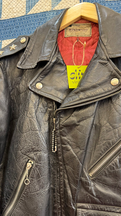 1950's Leather Motorcycle Jacket