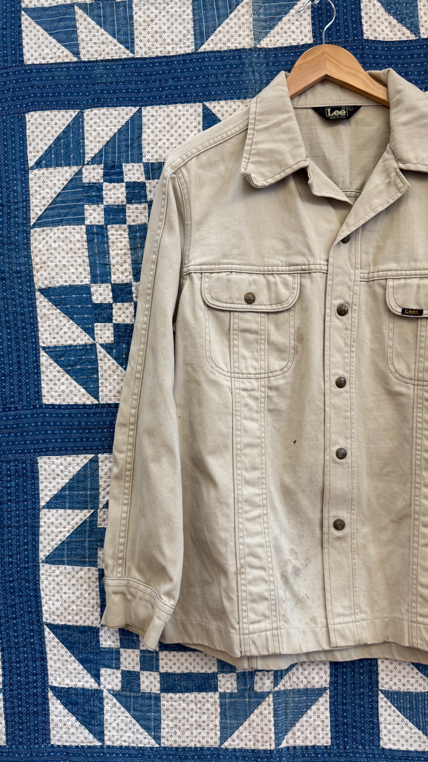 1970's Beige Lee Jacket