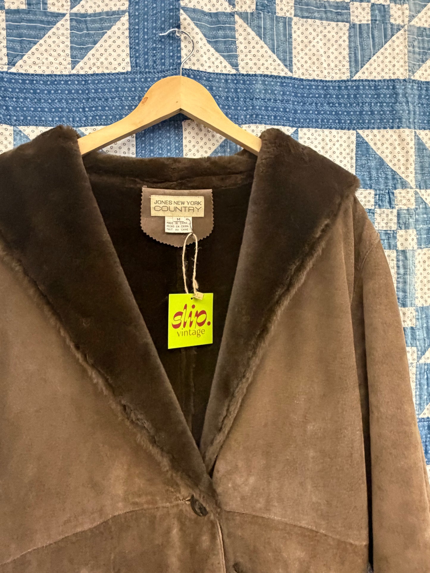Chocolate Brown Suede Coat