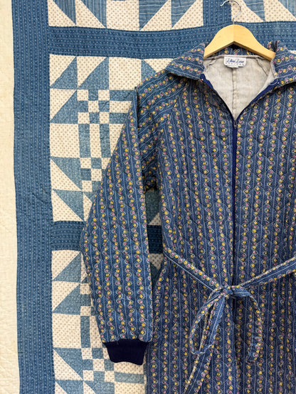 1970's Quilted Pajama Jumpsuit