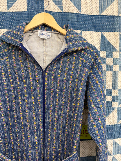1970's Quilted Pajama Jumpsuit