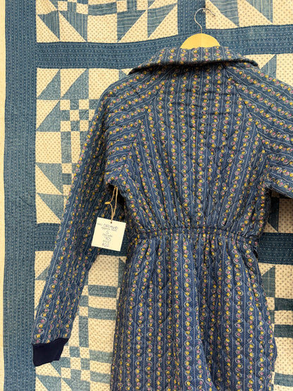 1970's Quilted Pajama Jumpsuit