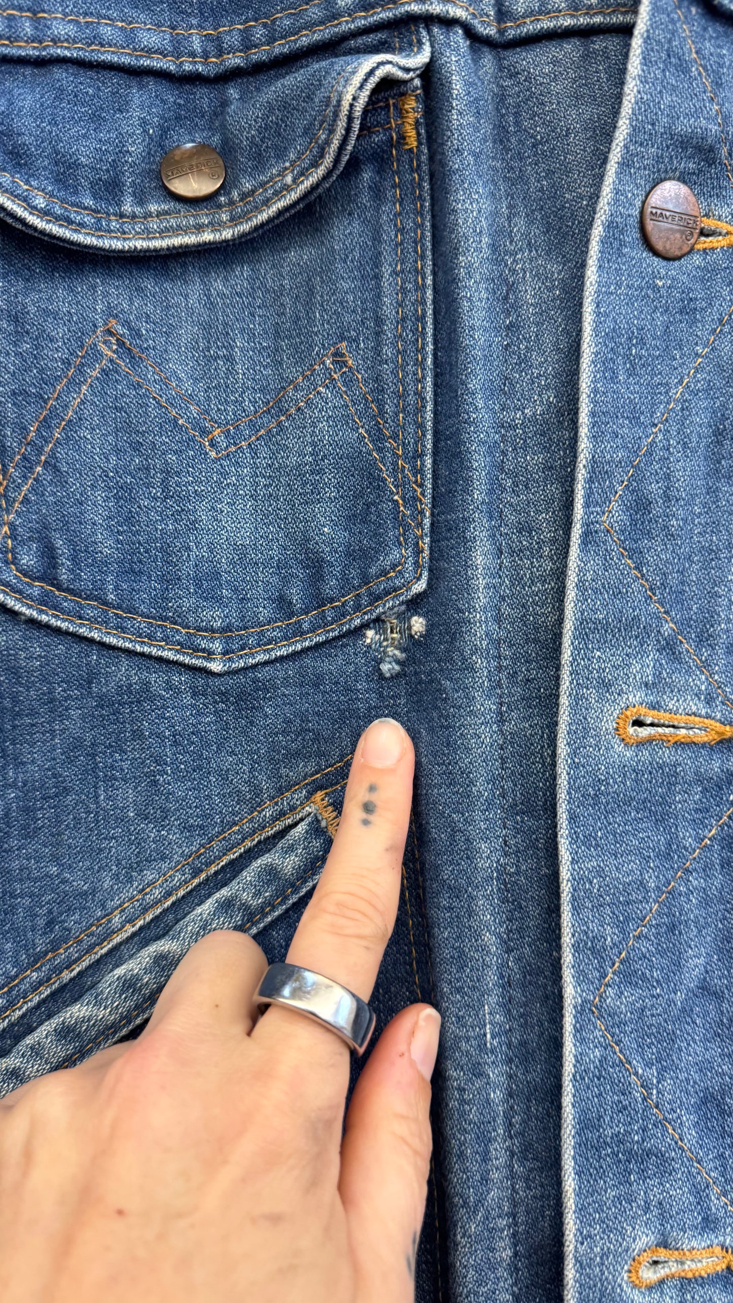 1970's Maverick's Denim Jacket