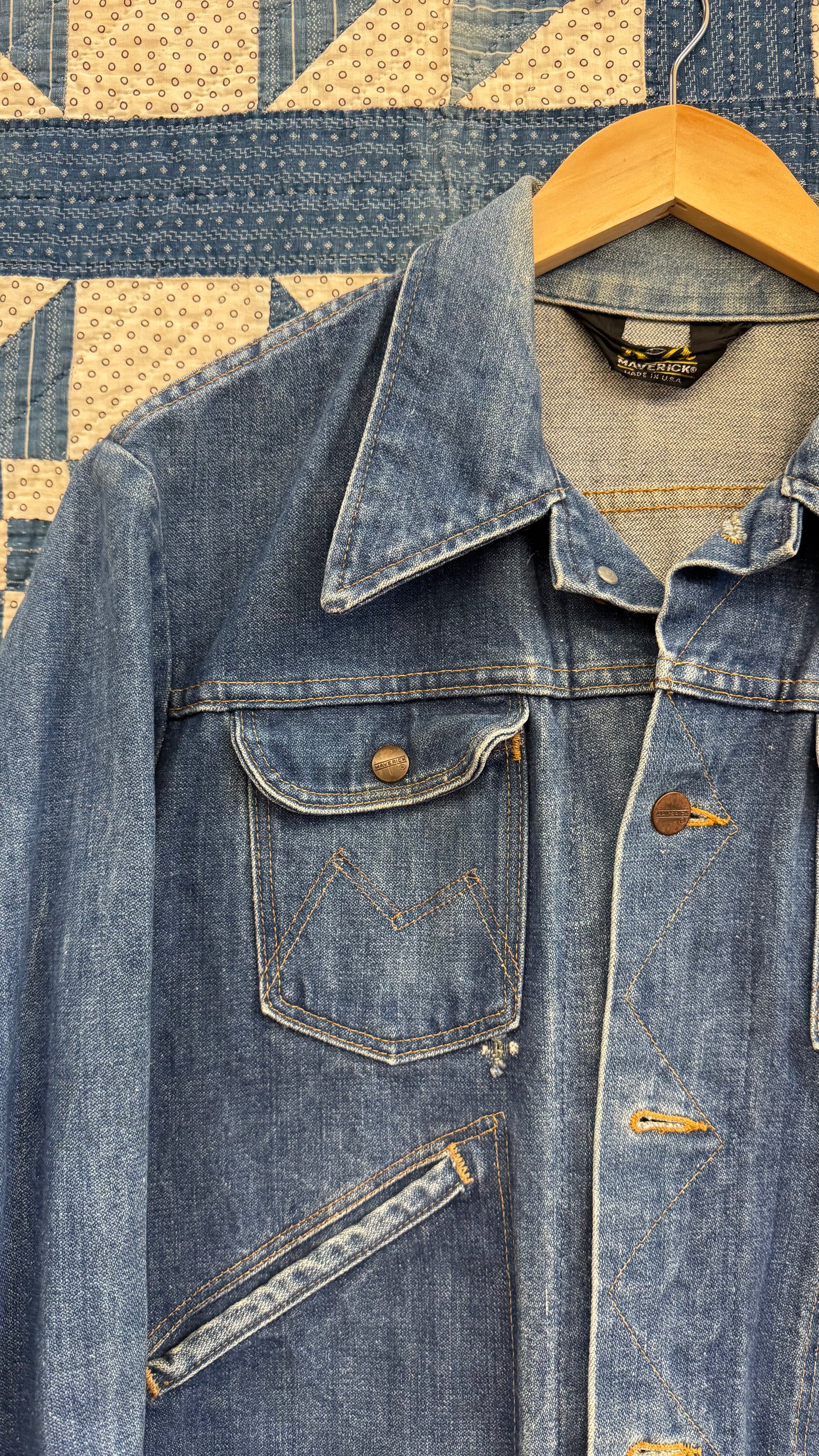 1970's Maverick's Denim Jacket