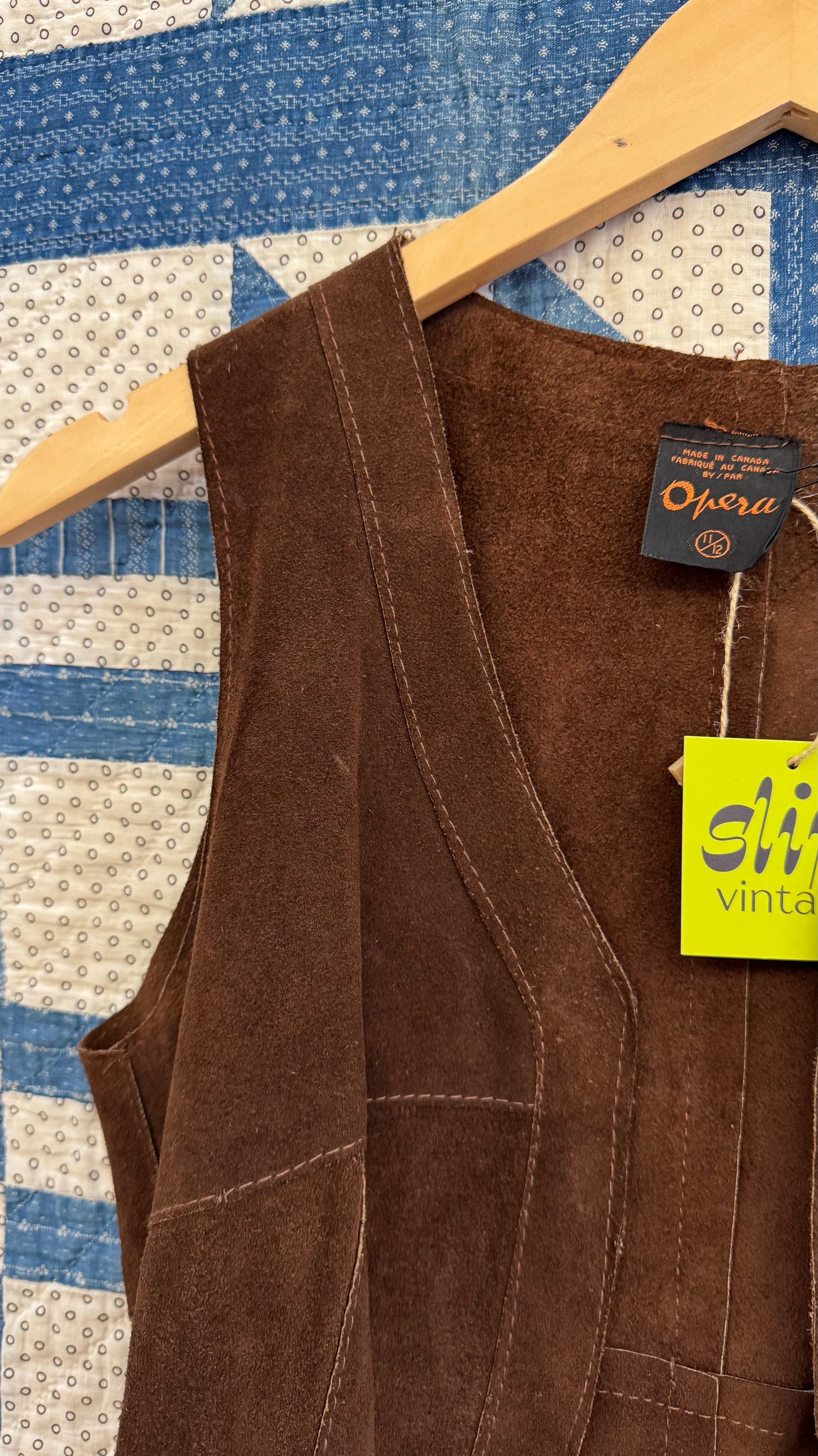 Two Piece Chocolate Suede Set