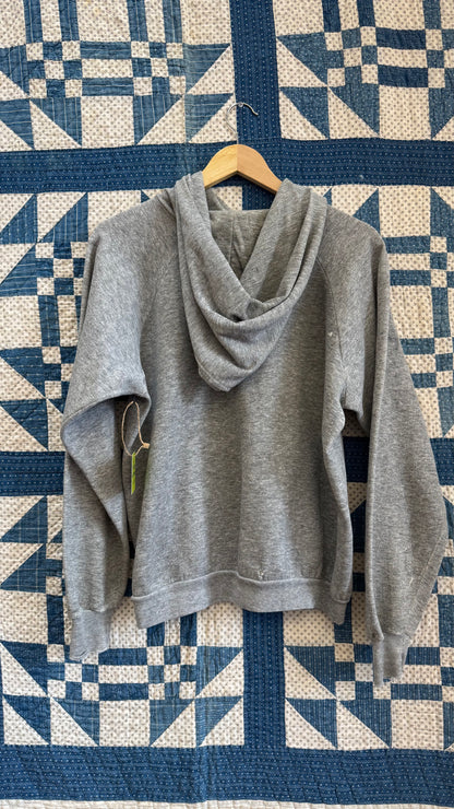 1980's Heather Grey Hoodie