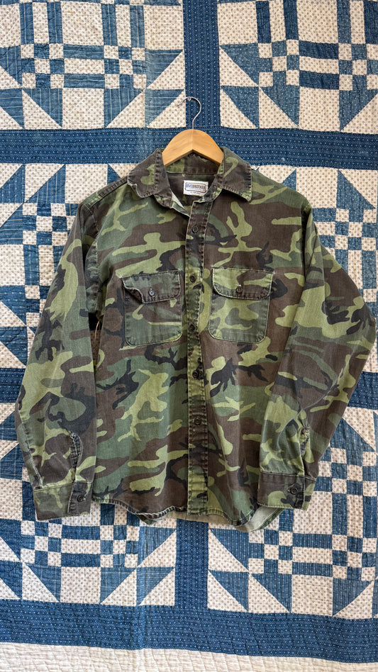 1990's Camo Button Up Shirt