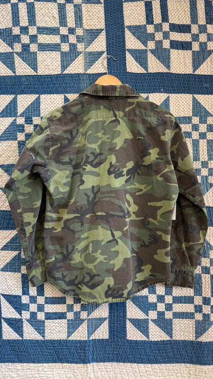 1990's Camo Button Up Shirt