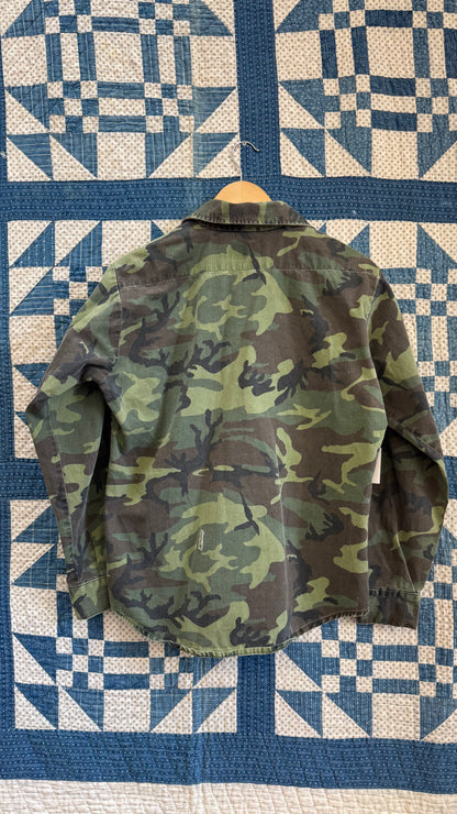 1990's Camo Button Up Shirt
