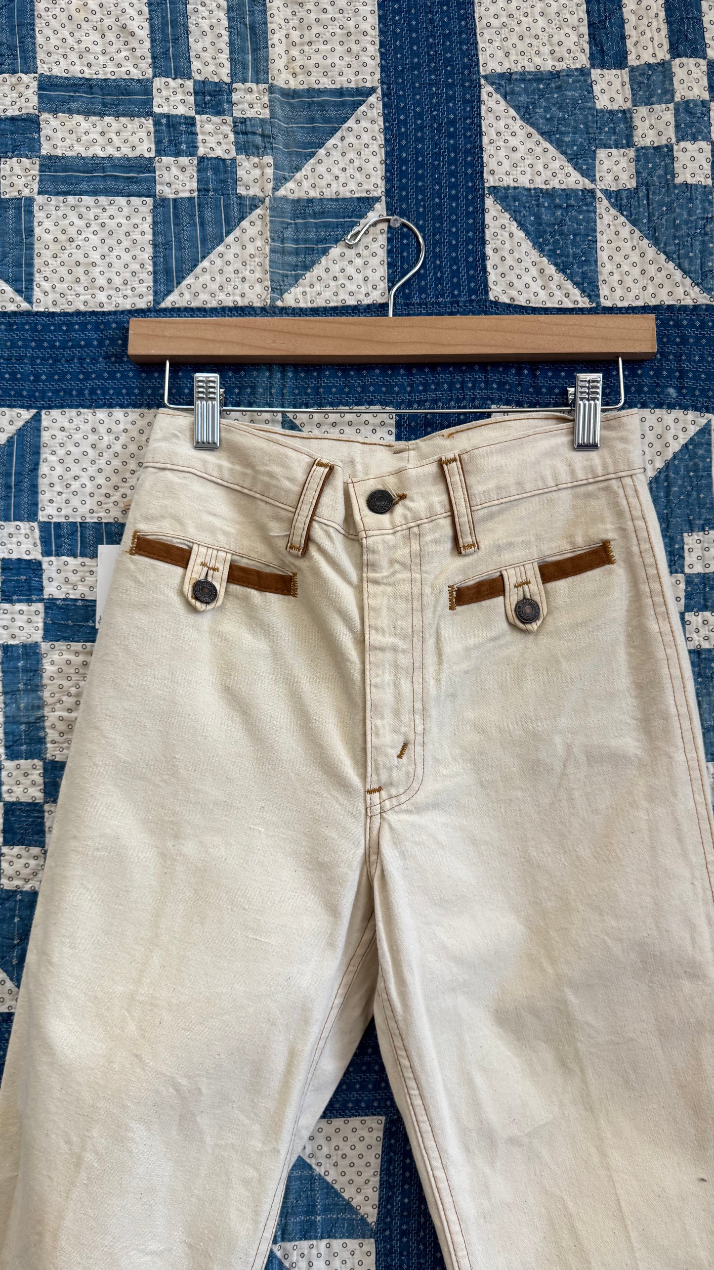 1970's Levi's Canvas Flares