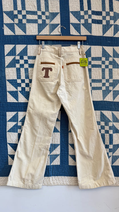 1970's Levi's Canvas Flares