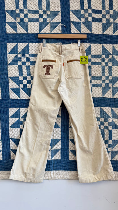 1970's Levi's Canvas Flares