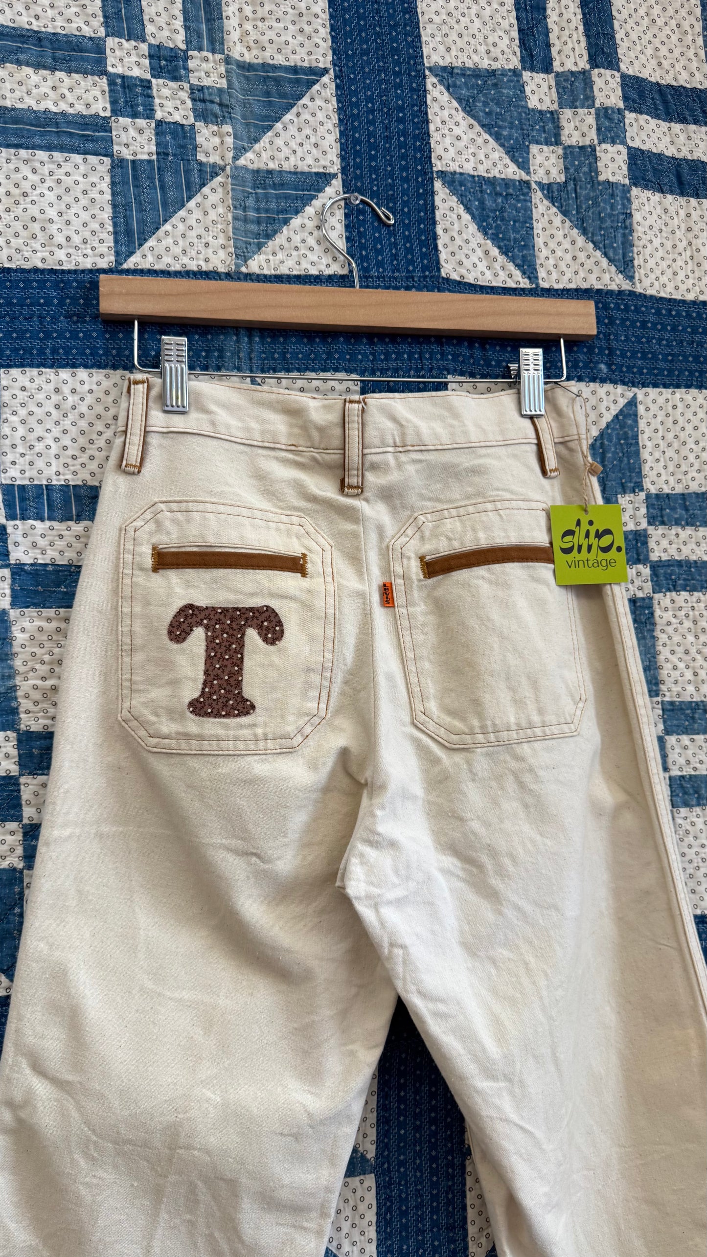 1970's Levi's Canvas Flares