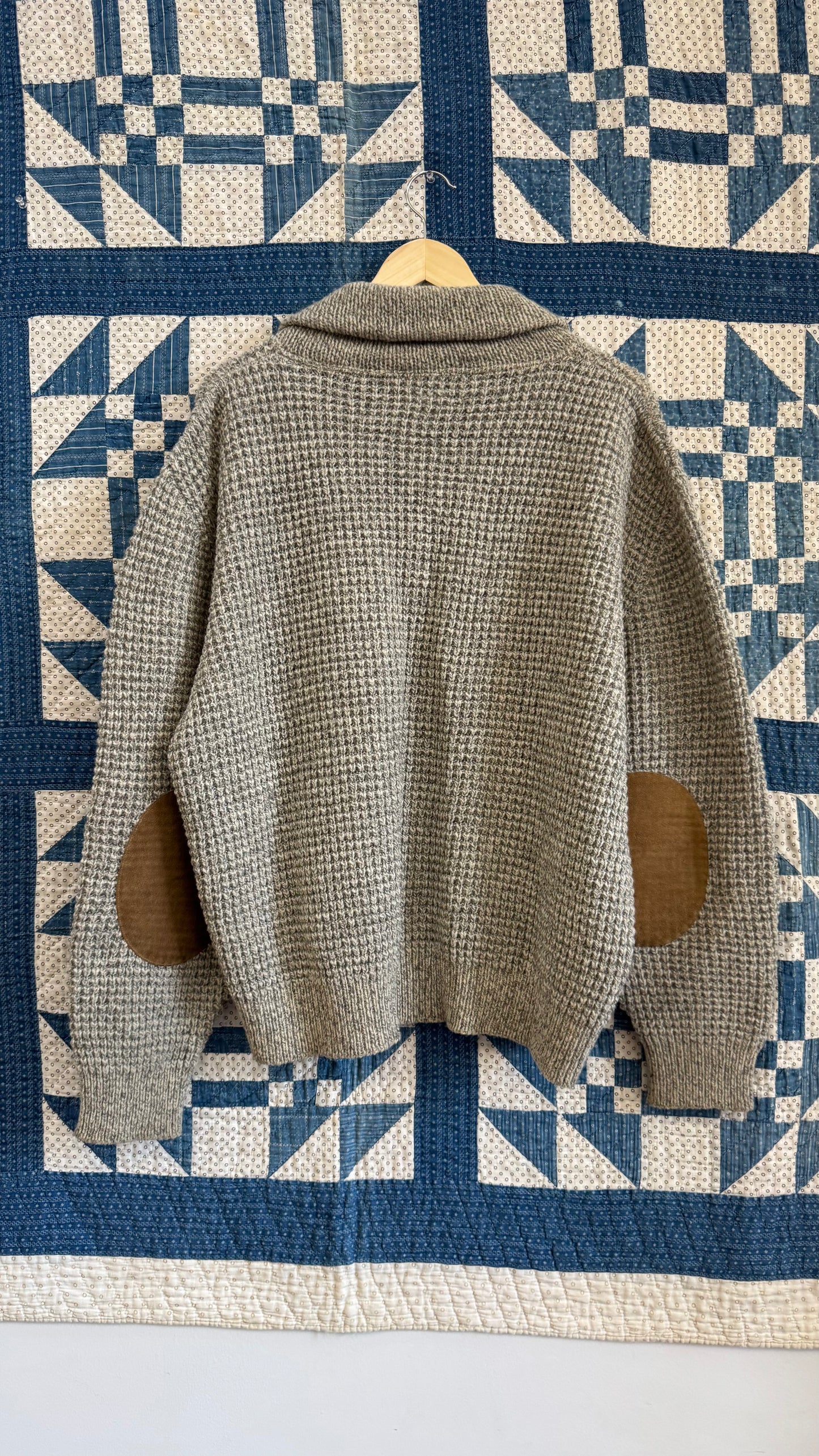 1990's Waffle Knit Cowl Sweater