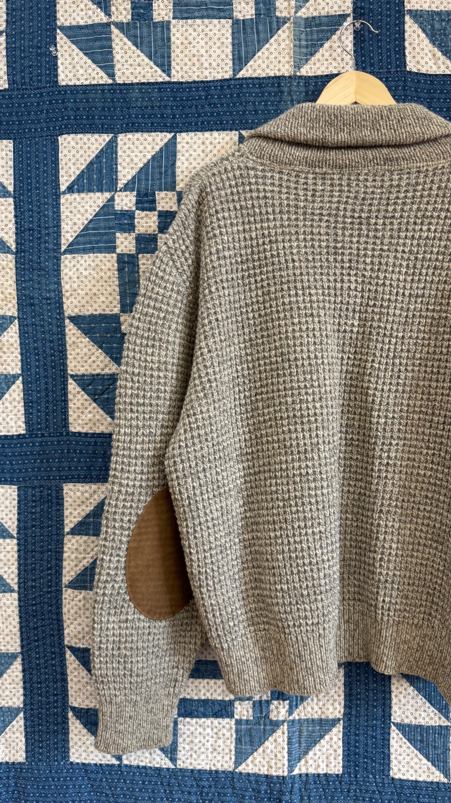 1990's Waffle Knit Cowl Sweater