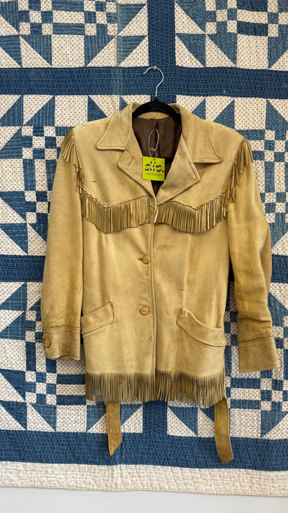 1970's Fringe Deerskin Coat