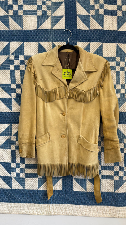 1970's Fringe Deerskin Coat