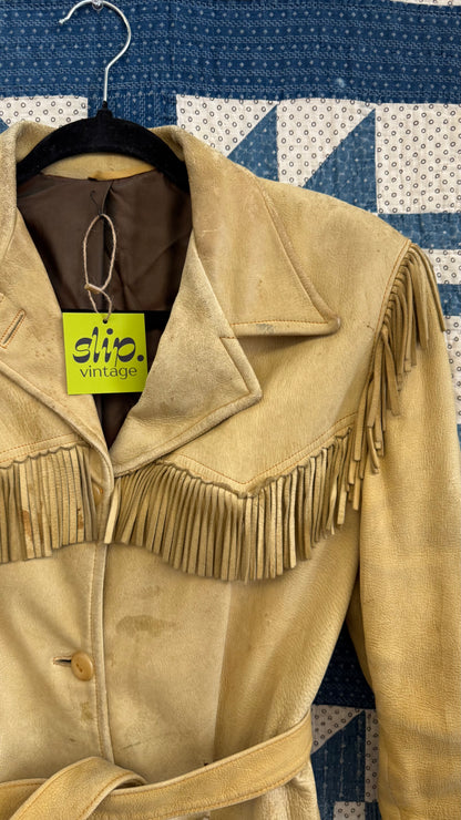1970's Fringe Deerskin Coat