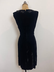 50's Velvet Cocktail Dress