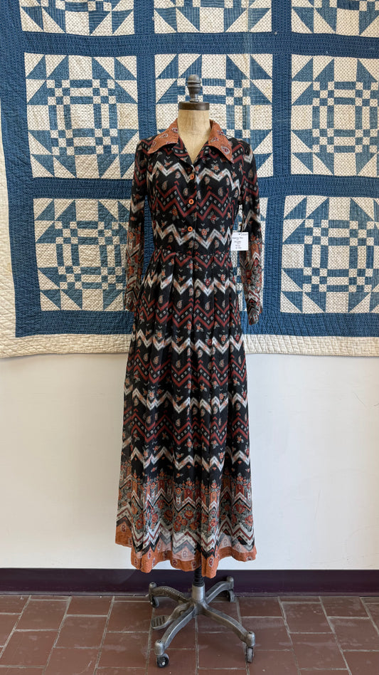 Gorgeous 70's Maxi Dress