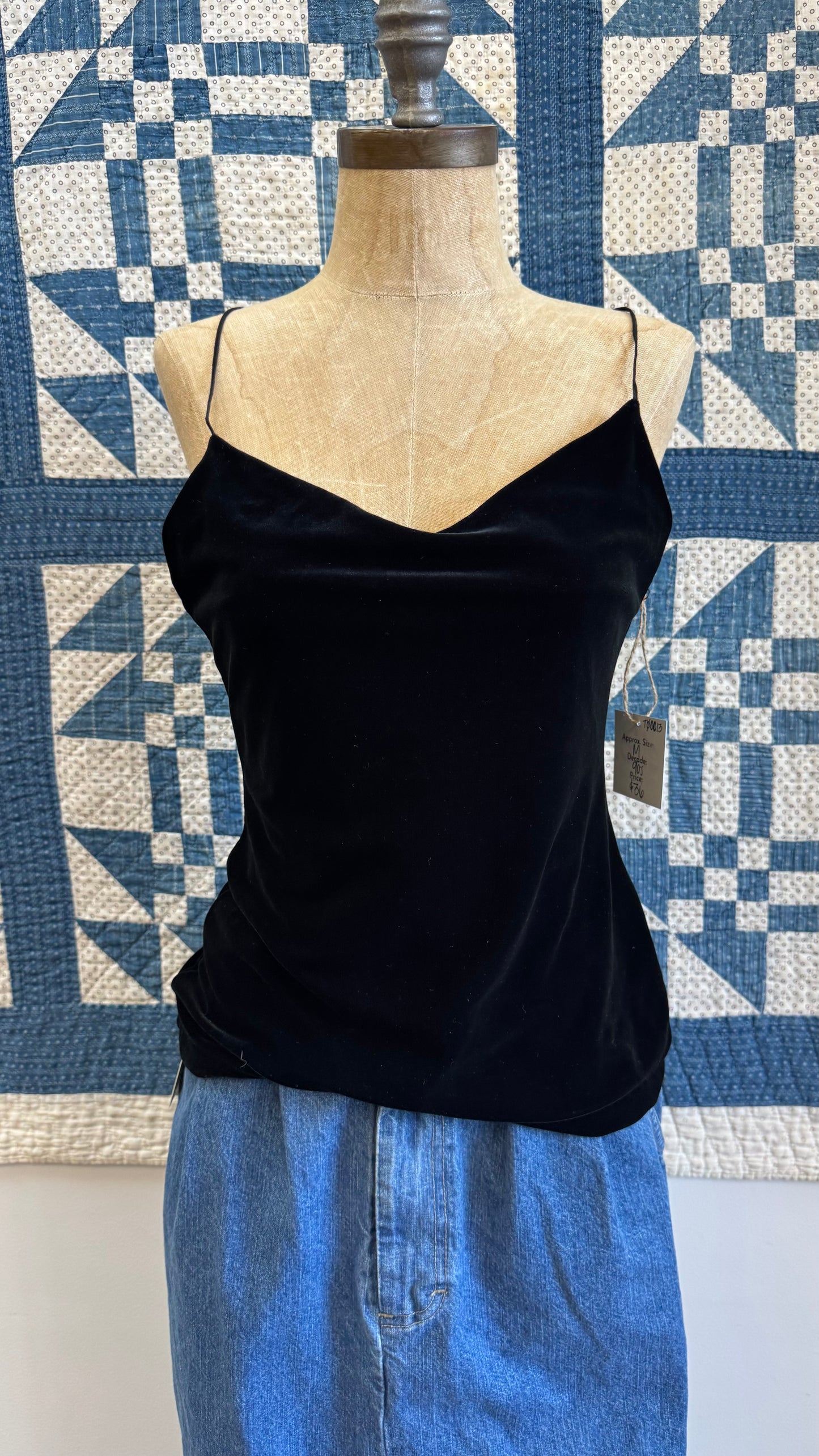 Black Velvet Ralph Ralph Lauren Tank