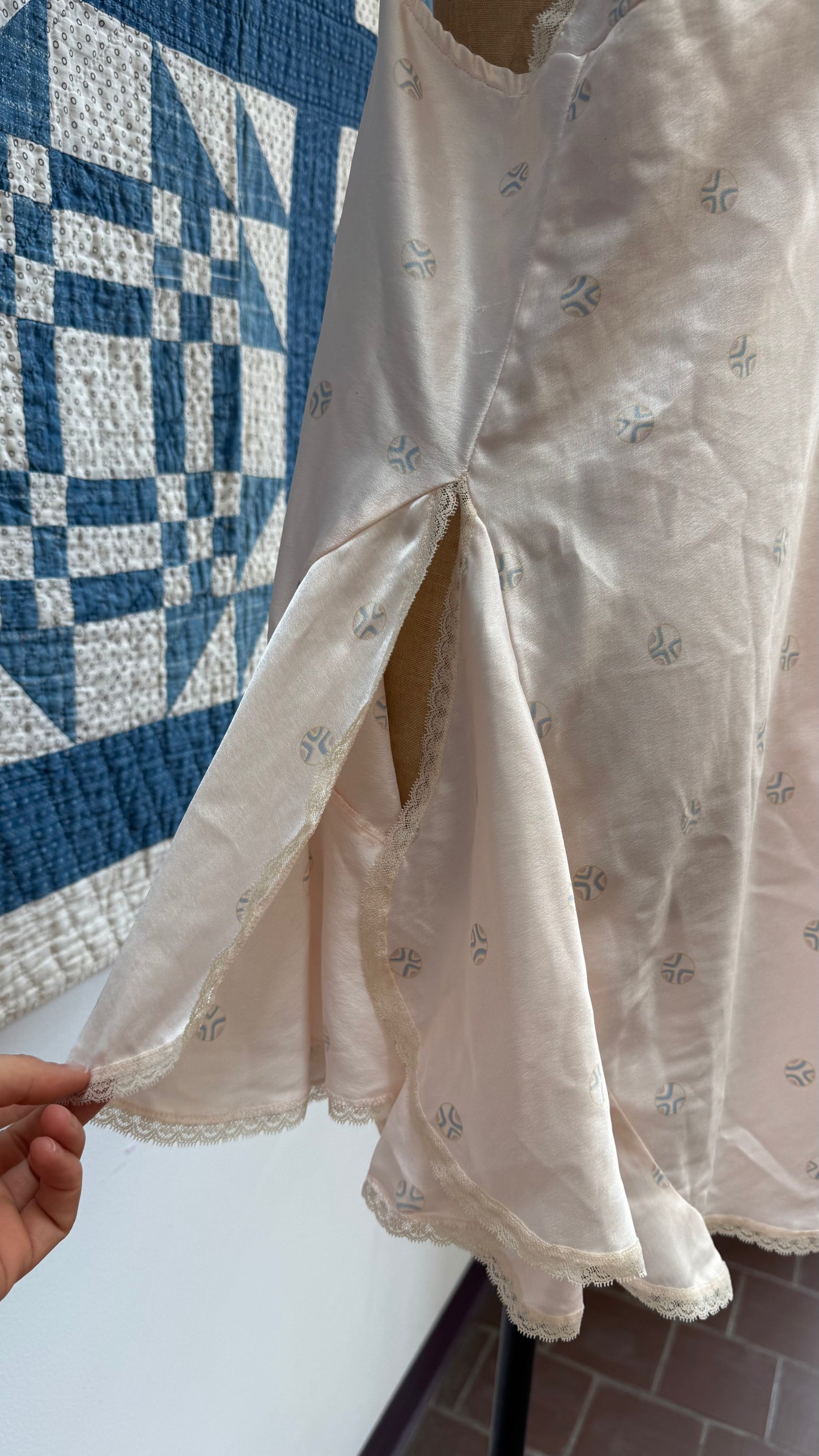 Pale Pink Bias Slip
