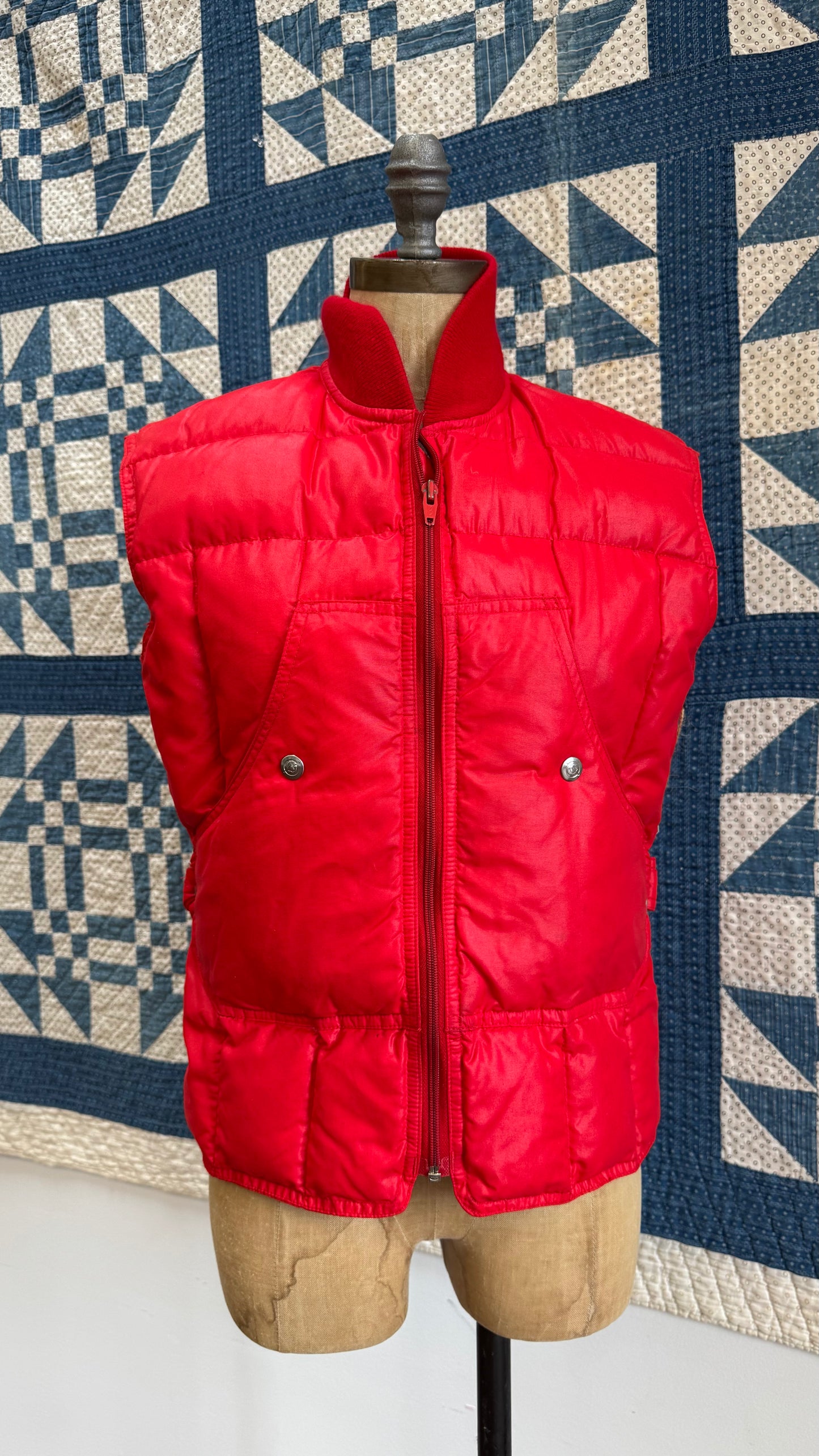 Red Obermeyer Puffer Vest
