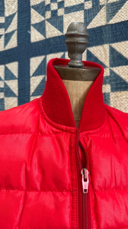 Red Obermeyer Puffer Vest
