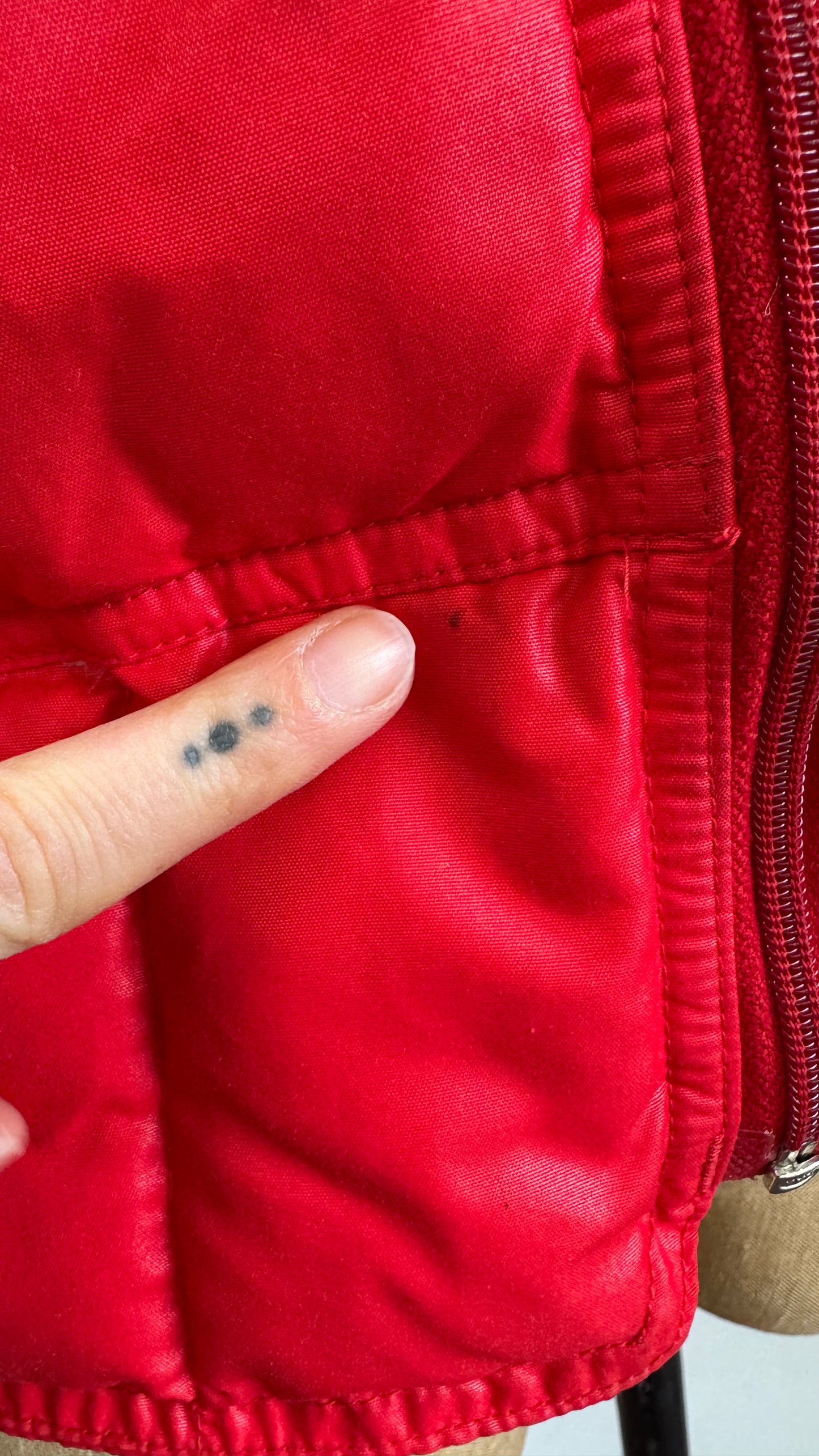 Red Obermeyer Puffer Vest